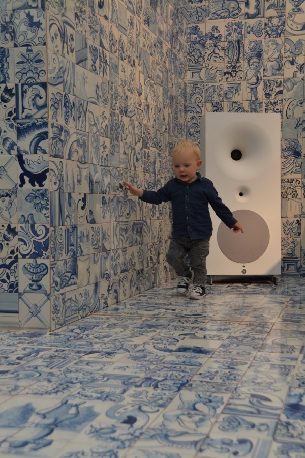 My son at Decorex 2015. Photograph Designer’s Atelier.