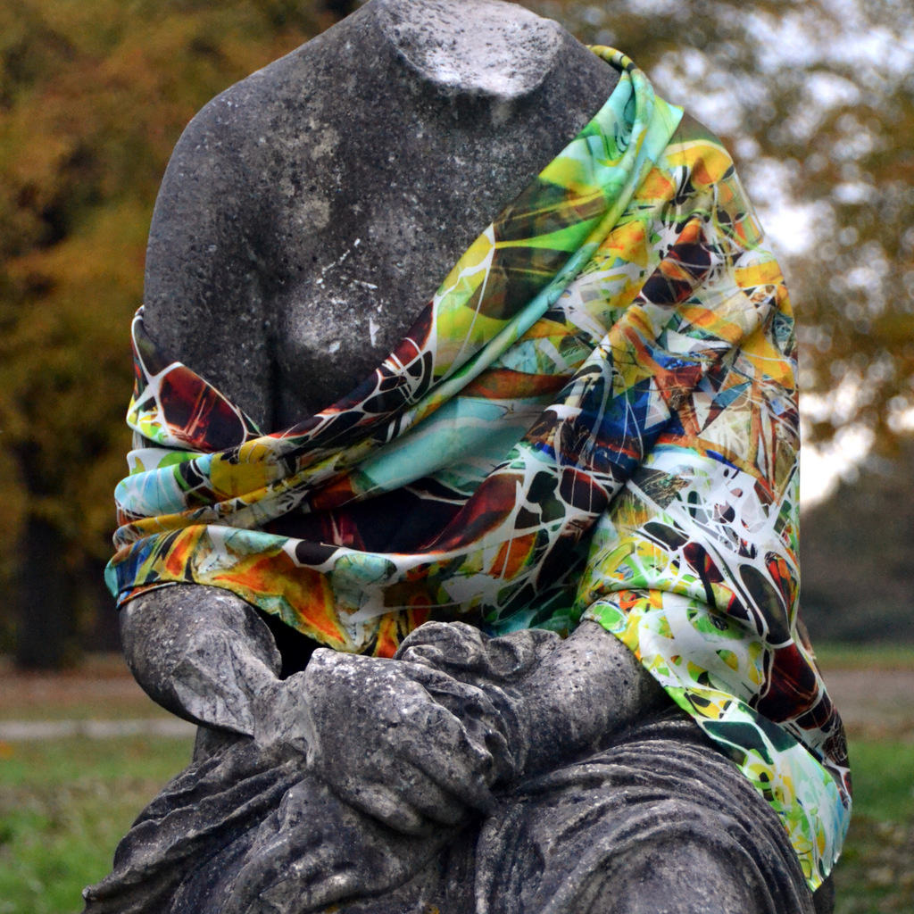 kaleidoscope scarf spring
