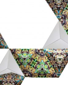 Kaleidoscope Pyramid Mirror