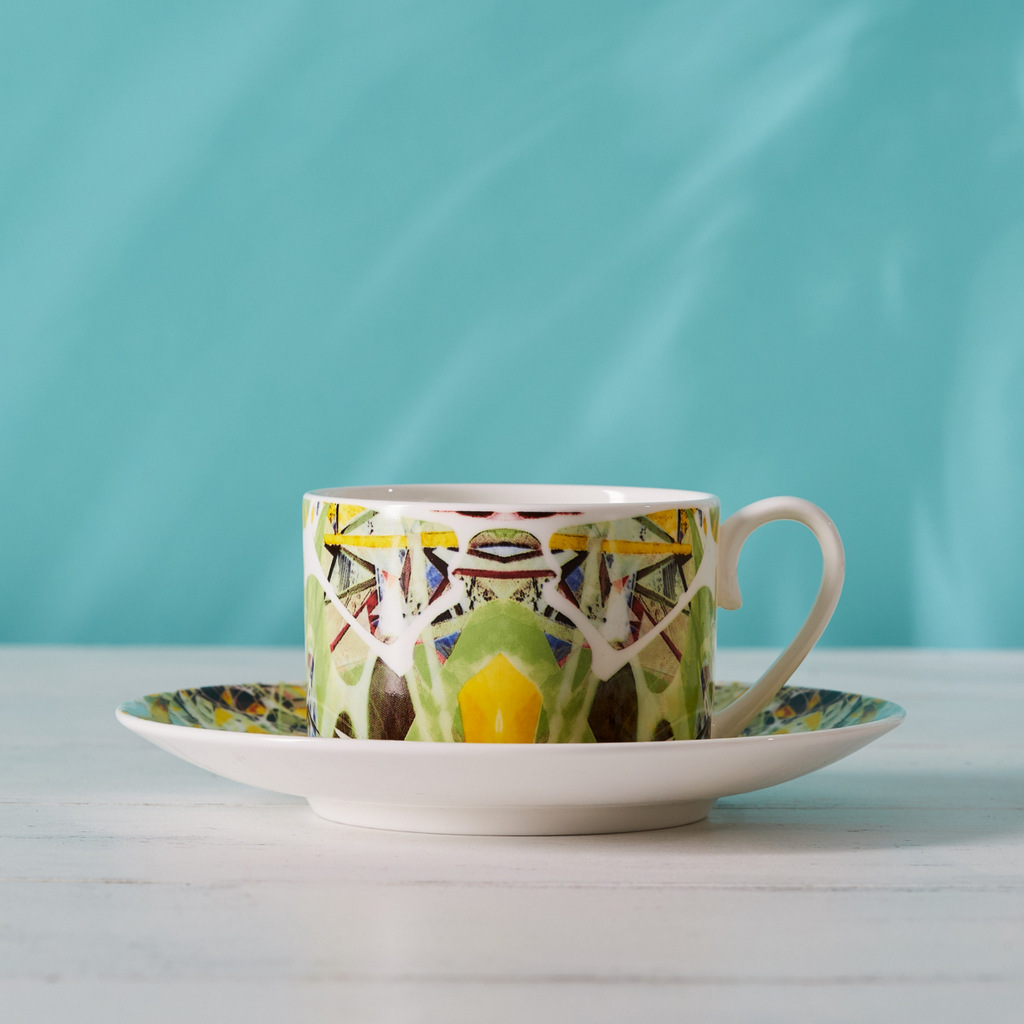 Kaleidoscope Teacup & Saucer Spring