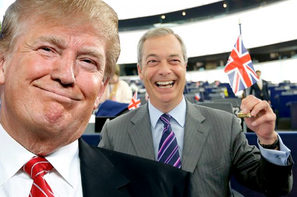 Trump Farage 2016 Image via Pinterest